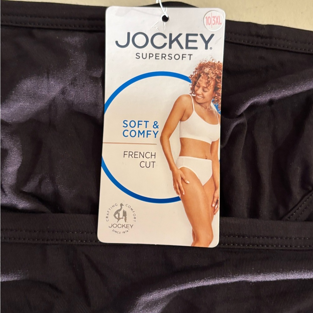 Jockey Supersoft Black French Cut Panties NWT - Picture 2 of 4